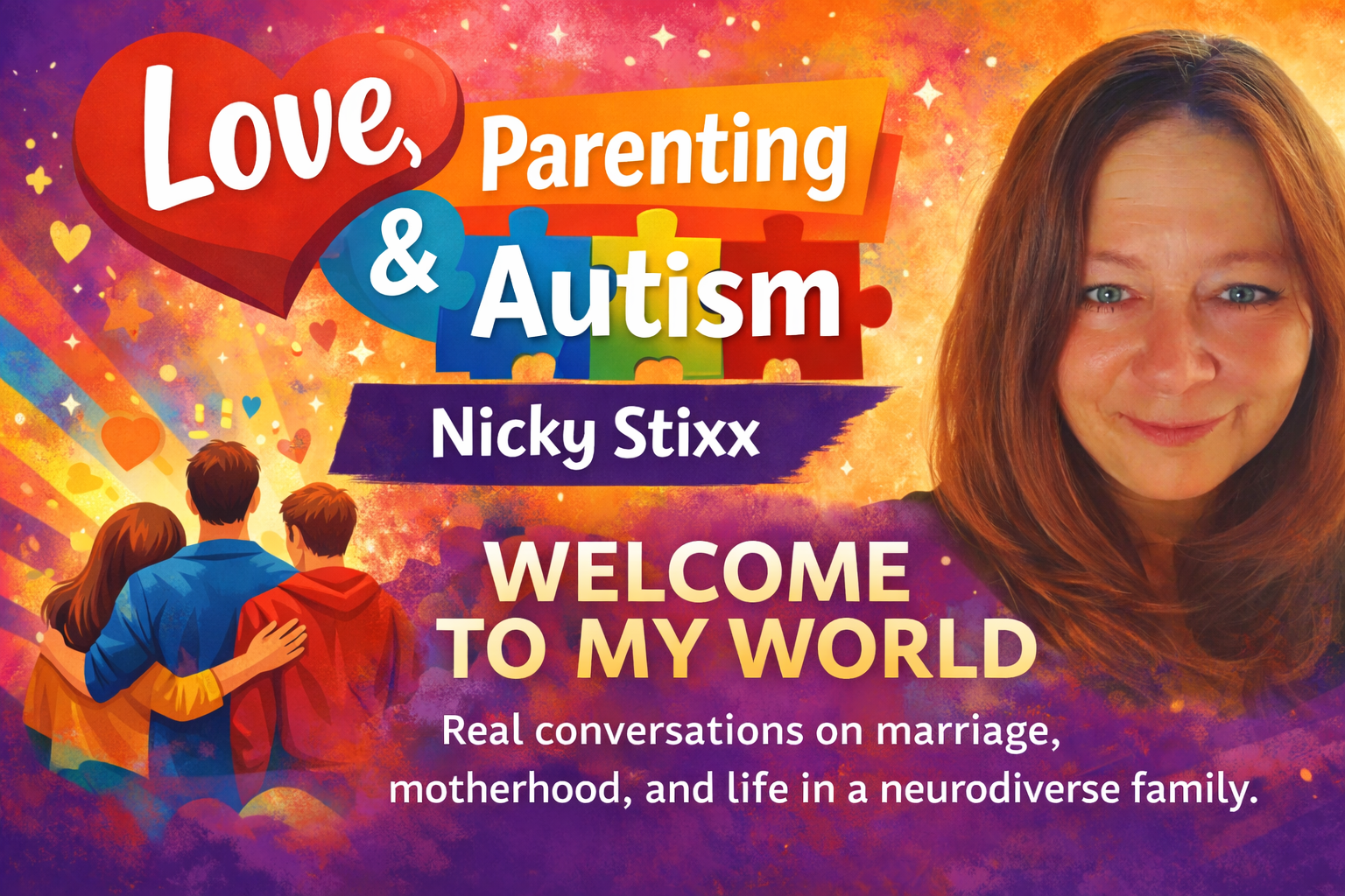 Nicky Stixx — author of Love, Parenting & Autism