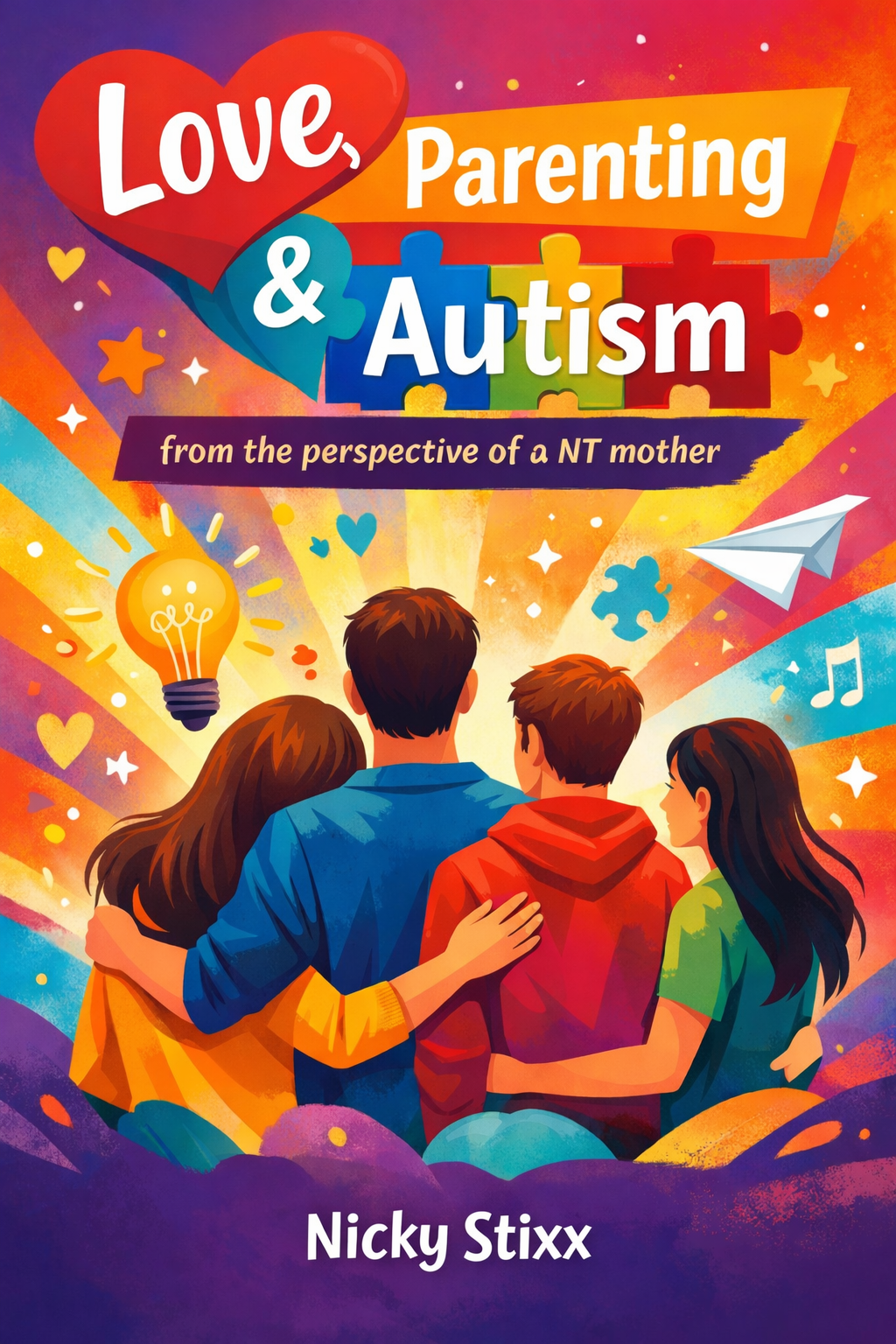 Love, Parenting & Autism book cover by Nicky Stixx